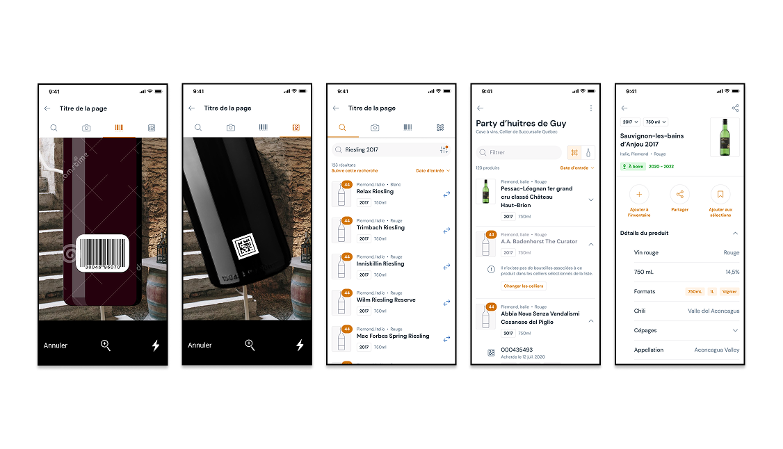 Interface de gestion de fermes industrielles, vue multilingue