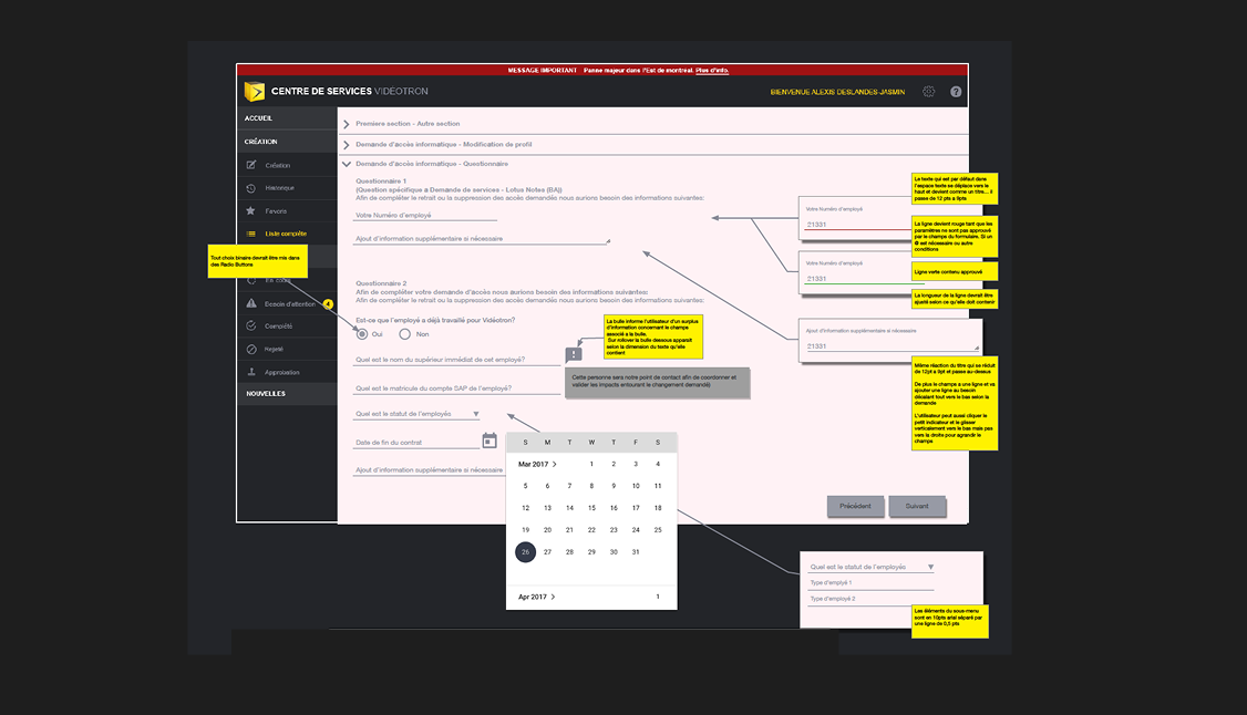 Interface de gestion de fermes industrielles, vue multilingue